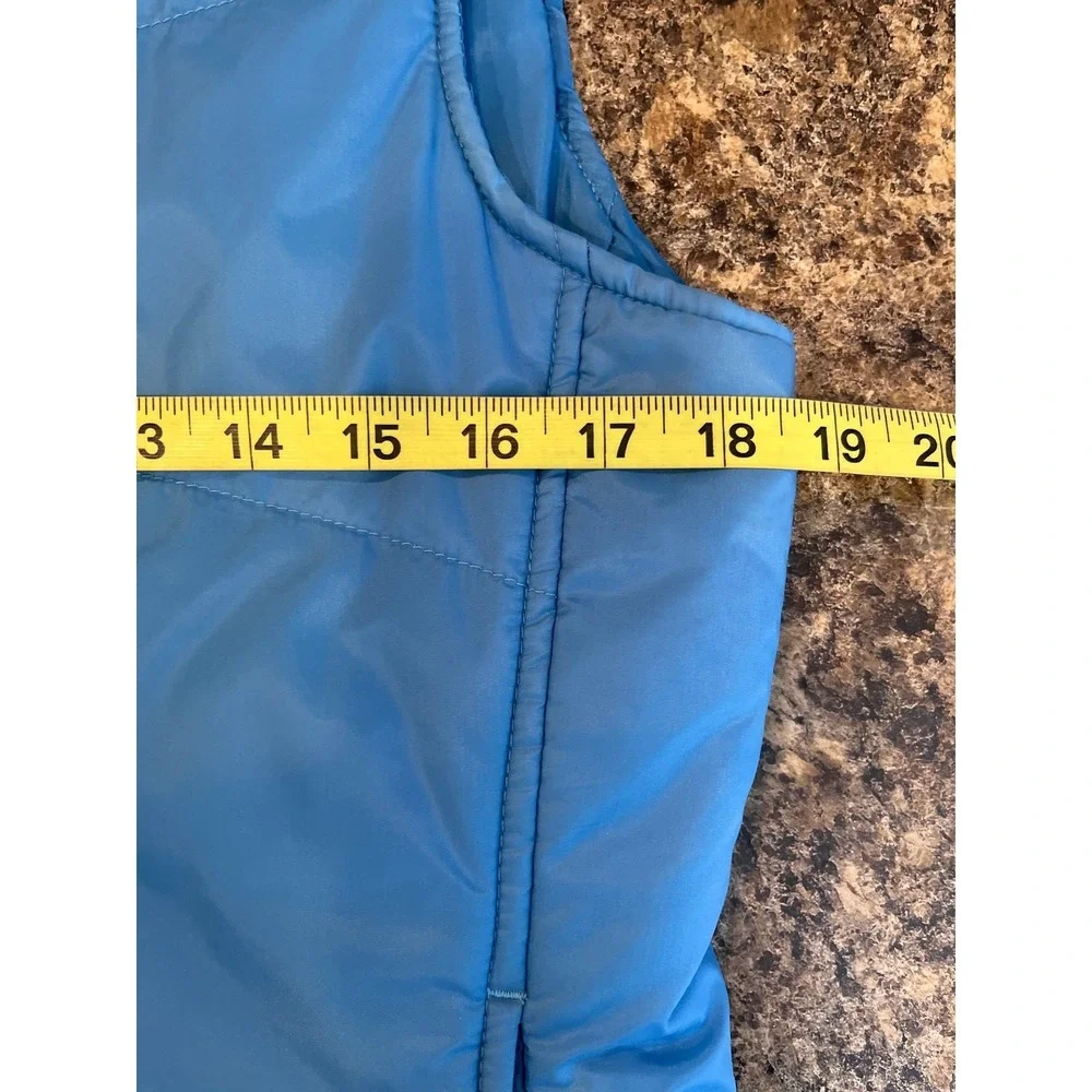Alo Yoga Blue Lightweight Puffer Vest Athleisure Minimalist Medium‎